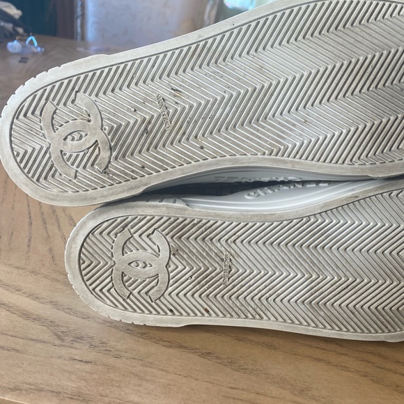 ❤️ Authentic Chanel Sneaker Metallic Tweed - Picture 9 of 10